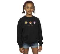 Disney Girl's Hocus Pocus Witchful Thinking Sweatshirt in Black | Size: 5-6 Years Disney Black 5-6 Years