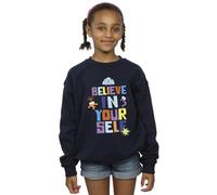 Disney Girls Inside Out 2 Believe Sweatshirt Navy Blue 7-8 Years