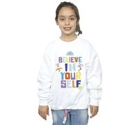 Disney Girls Inside Out 2 Believe Sweatshirt White 12-13 Years