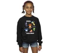 Disney Girls Inside Out 2 Feelings Sweatshirt Black 7-8 Years