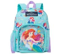 Disney The Little Mermaid Kids Backpack | Girls Ariel Blue Sea-Themed Rucksack with Adjustable Straps | School, Travel, Sports or Day Bag | Princess Character Luggage | Official Merchandise