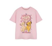 Disney Girl's Kids Short Sleeved T-Shirt (Girls Pink) in Pink | Size: 3-4 Years Disney Pink 3-4 Years