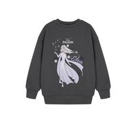 Disney Girl's Kids Sweatshirt (Charcoal) in Grey | Size: 7-8 Years Disney Grey 7-8 Years