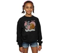 Disney Girls Lady And The Tramp Love Sweatshirt Black 7-8 Years