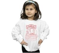 Disney Girl's Lady & The Tramp That´s Amore Sweatshirt in White | Size: 7-8 Years Disney White 7-8 Years
