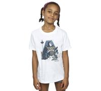 Disney Girl's Lightyear Look To The Stars Cotton T-Shirt in White | Size: 3-4 Years Disney White 3-4 Years