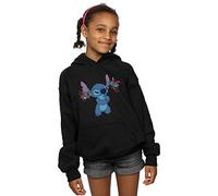 Disney Girls Lilo and Stitch Little Devils Hoodie Black 12-13 Years