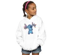 Disney Girls Lilo and Stitch Little Devils Hoodie White 12-13 Years