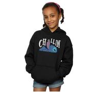 Lilo And Stitch Chillin Hoodie Disney Black 3-4 Years