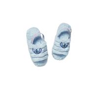 Disney Girl's Lilo & Stitch Fluffy Slippers in Blue | Size: Infant 10 Disney Blue Infant 10