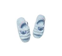 Disney Girl's Lilo & Stitch Fluffy Slippers in Blue | Size: Infant 12 Disney Blue Infant 12