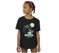 Disney Girl's Lilo & Stitch Hawaii Cotton T-Shirt in Black | Size: 9 Years Disney Black 9 Years