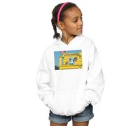 Disney Girl's Lilo & Stitch Life Guard Hoodie in White | Size: 7-8 Years Disney White 7-8 Years