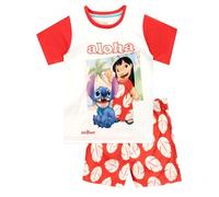 Disney Girls Lilo & Stitch Pyjamas Red Age 7 to 8 Years