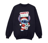 Disney Girls Lilo & Stitch Santa's Here Sweatshirt BI22758