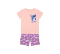 Disney Girl's Lilo & Stitch T-Shirt & Shorts Set | Size: 10-11 Years Disney Multicolor 10-11 Years