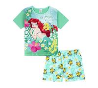 Disney Girls Little Mermaid Pyjamas, Ariel PJs for Girls, Ages 2 to 10 Years Old (as8, age, 5_years, 6_years) Green