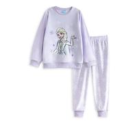 Disney Girl's Long Sleeve Long Leg Pyjama Set (Girls Purple) in Purple | Size: 6-7 Years Disney Purple 6-7 Years