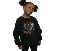 Disney Girl's Maleficent Bad Influence Sweatshirt in Black | Size: 3-4 Years Disney Black 3-4 Years