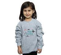 Disney Girls Mary Poppins Logo Sweatshirt Sport Grey 9-11 Years