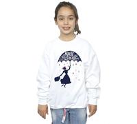 Disney Girls Mary Poppins Magic Sweatshirt White 9-11 Years
