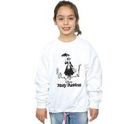 Disney Girls Mary Poppins Rooftop Landing Sweatshirt White 5-6 Years