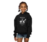 Disney Girls Mickey And Minnie Mouse Mousecrush Mondays Hoodie Black 7-8 Years