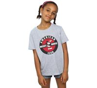 Disney Girl's Mickey Mouse American Icon Cotton T-Shirt in Grey | Size: 9 Years Disney Grey 9 Years