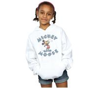 Disney Girls Mickey Mouse Dash Hoodie White 3-4 Years