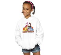 Disney Girls Mickey Mouse Dash Hoodie White 3-4 Years