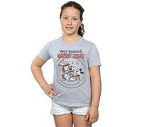 Disney Girls Mickey Mouse Piano T-Shirt 5-6 Years Sport Grey