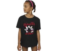 Disney Girl's Minnie Daisy We´ve Got This Cotton T-Shirt in Black | Size: 7-8 Years Disney Black 7-8 Years