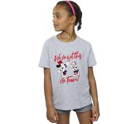 Disney Girl's Minnie Daisy We´ve Got This Cotton T-Shirt in Grey | Size: 12-13 Years Disney Grey 12-13 Years
