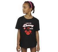 Disney Girls Minnie Mouse Cherry Much T-Shirt Black 3-4 Years
