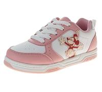 Disney Girls Minnie Mouse Lightweight Casual Shoes Size 12-13 Toddlers / 1-4 Big Kids, pink white, 11.5 UK Child