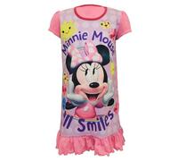 Disney Girls Minnie Mouse Nightie Nightdress Night Shirt Sizes 2-6 Years (5-6 Years) Pink
