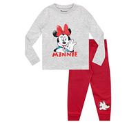 Disney Girls Minnie Mouse Pyjamas Snuggle Fit Red Age 3 to 4 Years