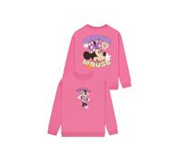 Disney Girl's Minnie Mouse Sweatshirt in Pink | Size: 6-7 Years Disney Pink 6-7 Years