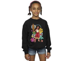 Disney Girls Moana Bold Adventure Sweatshirt Black 5-6 Years