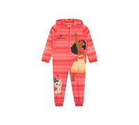 Disney Girl's Moana Hooded Onesie in Orange | Size: 2-3 Years Disney Orange 2-3 Years