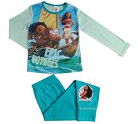 Disney Girls Moana Pyjamas - Long Sleeved - Sizes 4 to 10 Yea - 4-5 Years / 104-110 cms Blue