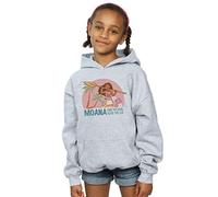 (12-13 Years, Sports Grey) Disney Girls Moana Read The Sea Hoodie
