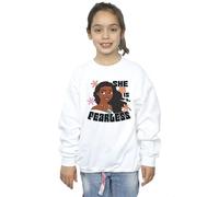 Disney Girls Moana She is Fearless Sweatshirt White 3-4 Years