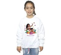 Disney Girls Moana Simea Shared Heart Sweatshirt White 5-6 Years