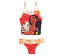 Disney Girls Moana Tankini 7-8 Years Orange