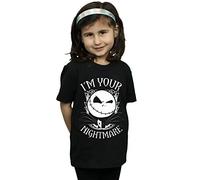 Disney Girls Nightmare Before Christmas Nightmare T-Shirt Black 5-6 Years