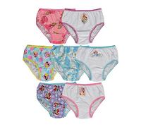 Disney Girls Panty Multipacks Underwear, Princess 7pk, 4 (Pack of 7)