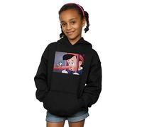 Disney Girls Pinocchio Nose Still Hoodie Black 9-11 Years