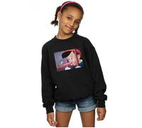 Disney Girl's Pinocchio Nose Still Sweatshirt in Black | Size: 3-4 Years Disney Black 3-4 Years