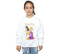 Disney Girls Princess Holiday Magic In My Heart Sweatshirt White 5-6 Years